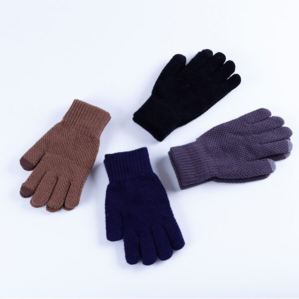 Men's Outdoor Warm Split Finger Touch Screen Gloves - Image 9